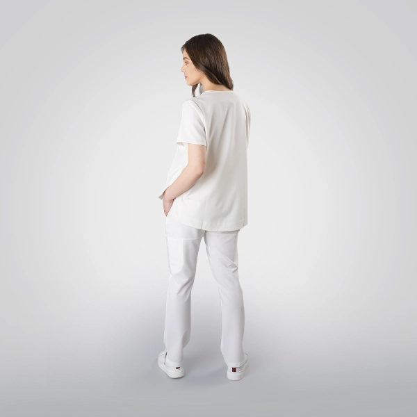 Costum medical alb de damă Cutzarida