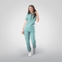 Costum medical verde de damă Leia thumbnail