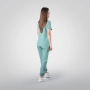 Costum medical verde de damă Leia thumbnail