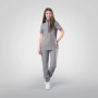Costum medical gri de damă Leia thumbnail