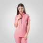 Costum medical roz de damă Leia thumbnail