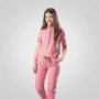 Costum medical roz de damă Leia thumbnail