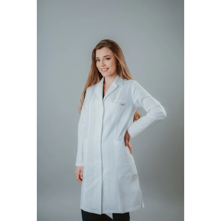 Halat de laborator alb de damă Sabin