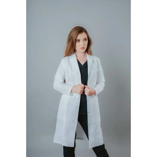 Halat de laborator alb de damă Sabin