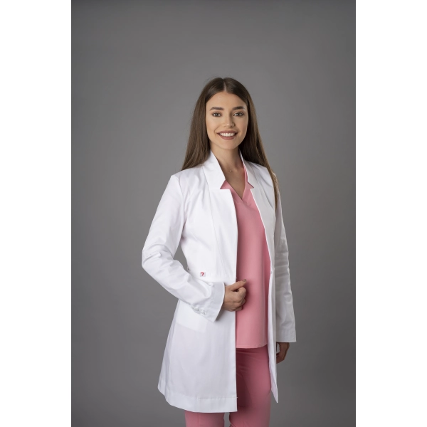 Halat de laborator alb de damă Diaz