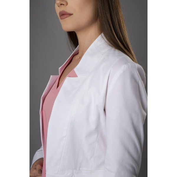 Halat de laborator alb de damă Diaz