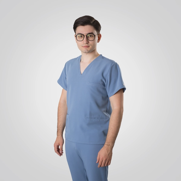 Bluză medicală bleu bărbați Osler