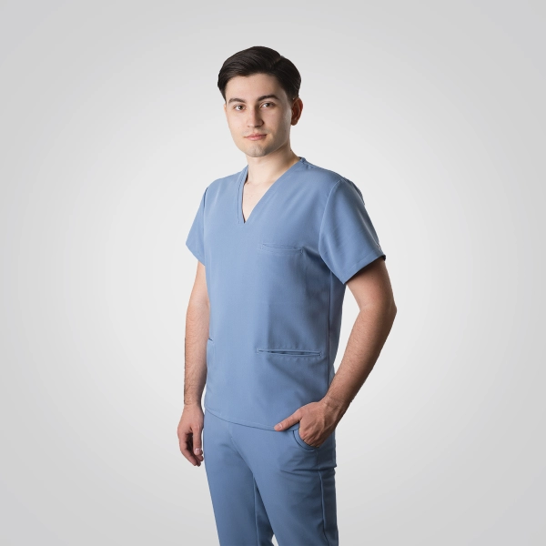 Bluză medicală bleu bărbați Osler