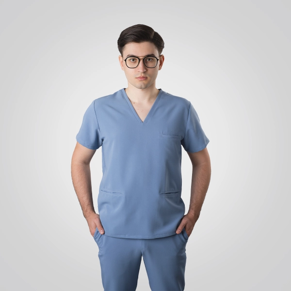 Bluză medicală bleu bărbați Osler