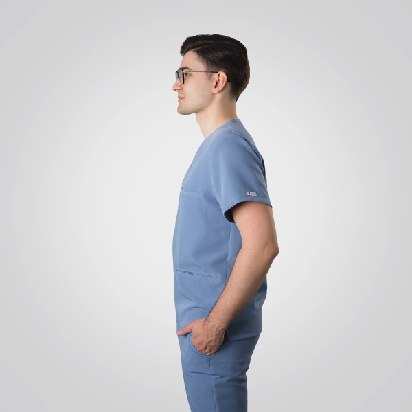 Bluză medicală bleu bărbați Osler