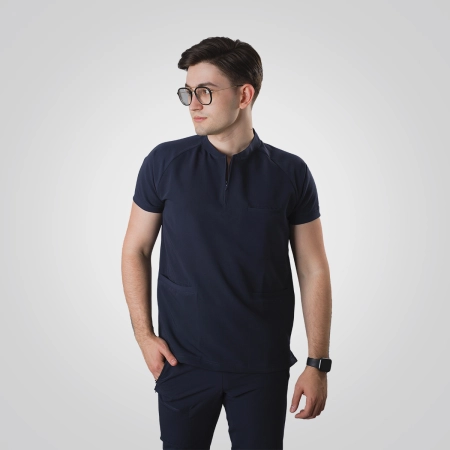 Bluză medicală bleumarin bărbați Hunter