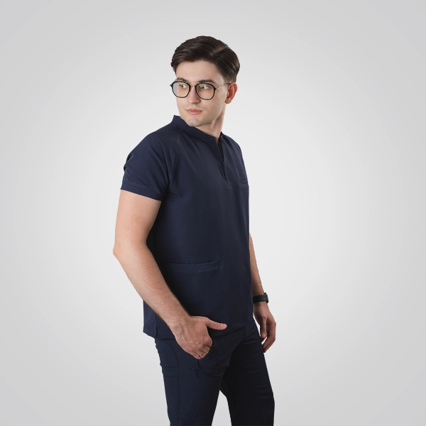 Bluză medicală bleumarin bărbați Hunter