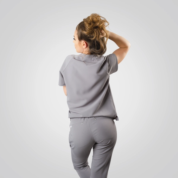 Bluză medicală gri de damă Jex-Blake