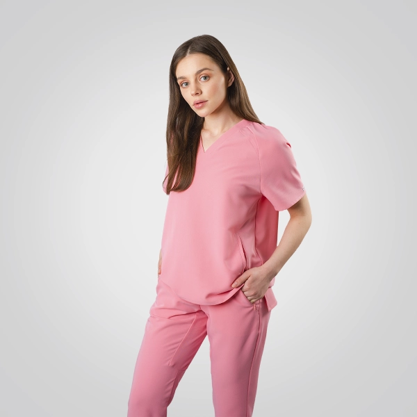 Bluză medicală roz de damă Jex-Blake