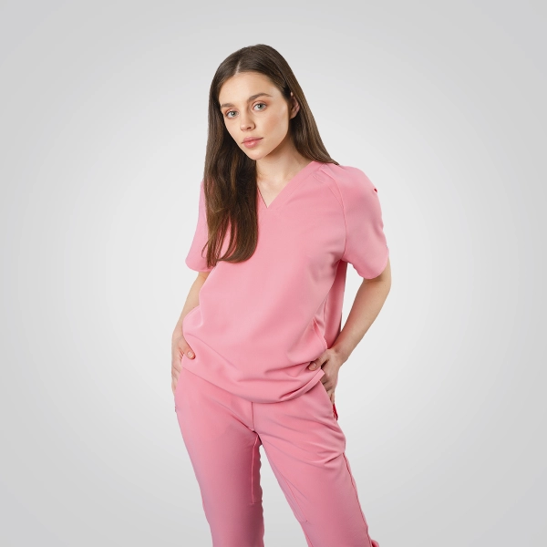 Bluză medicală roz de damă Jex-Blake