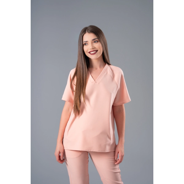 Bluză medicală somon de damă Jex-Blake