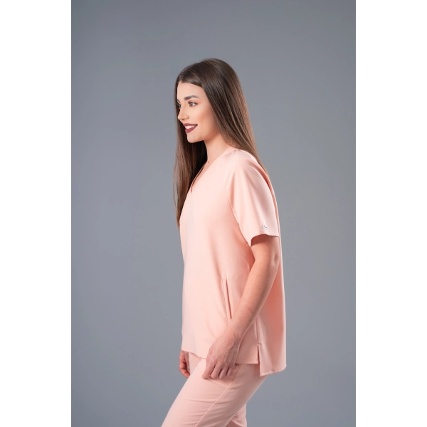 Bluză medicală somon de damă Jex-Blake