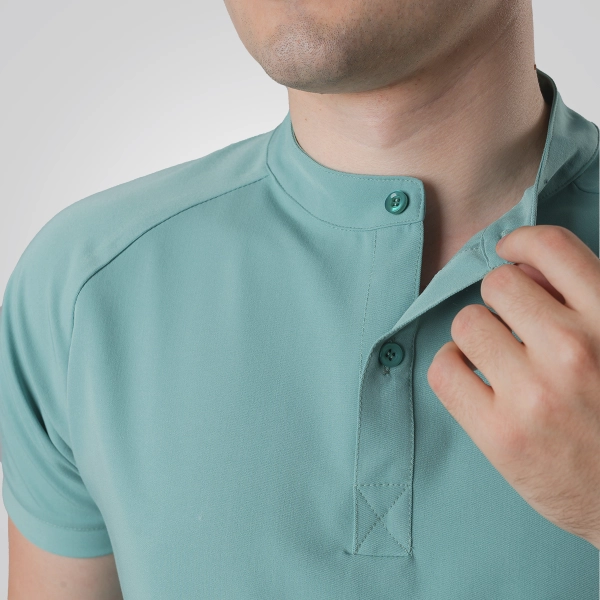 Bluză medicală verde bărbați Harvey