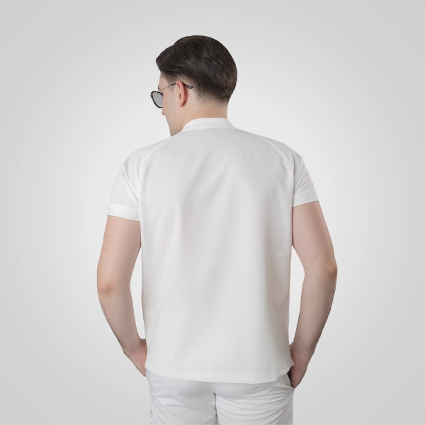 Bluză medicală albă bărbați Harvey