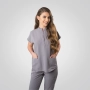 Bluză medicală gri de damă Chieu thumbnail