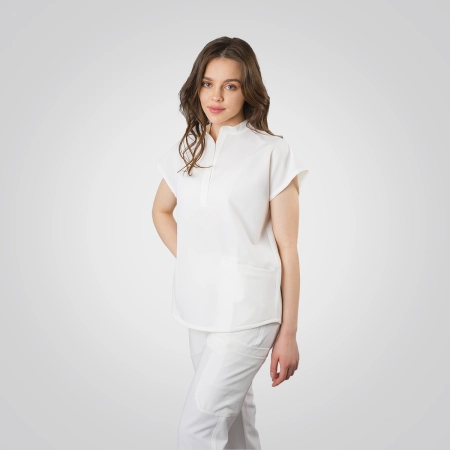 Bluză medicală albă de damă Chieu