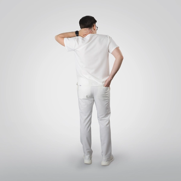 Costum medical alb bărbați Osler