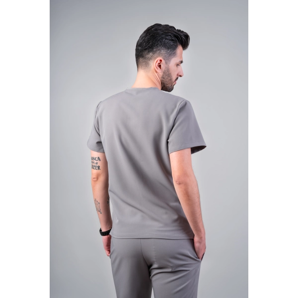 Bluză medicală gri bărbați Hooke