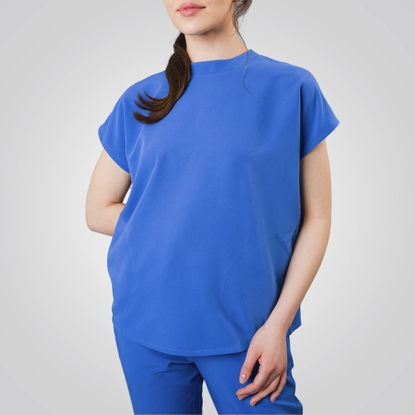 Bluză medicală albastră de damă Crumpler