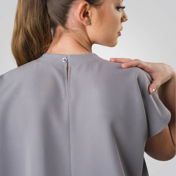 Bluză medicală gri de damă Crumpler