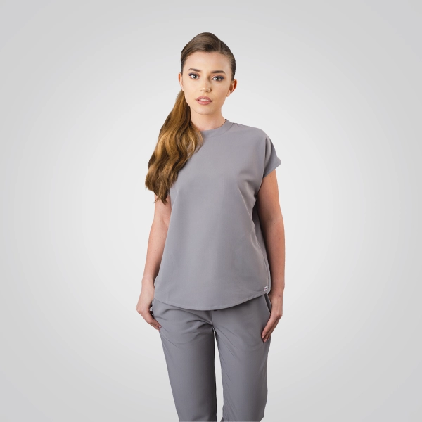 Bluză medicală gri de damă Crumpler