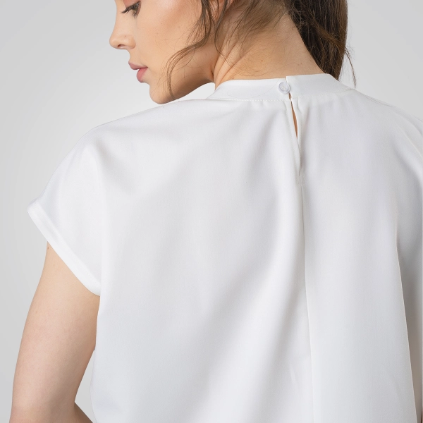 Bluză medicală albă de damă Crumpler