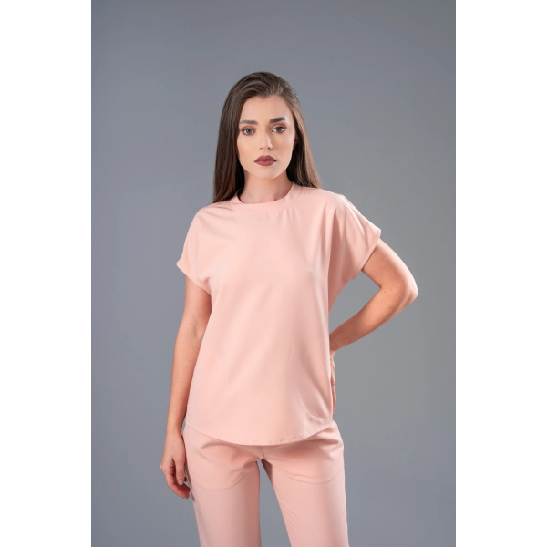 Bluză medicală somon de damă Crumpler