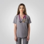 Bluză medicală gri de damă Cutzarida thumbnail