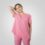 Bluză medicală roz de damă Cutzarida thumbnail