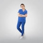 Costum medical albastru de damă Okami thumbnail