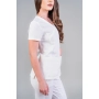 Bluză medicală albă de damă Stone thumbnail