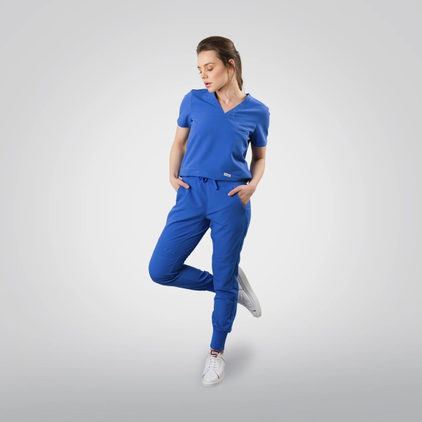 Costum medical albastru de damă Okami