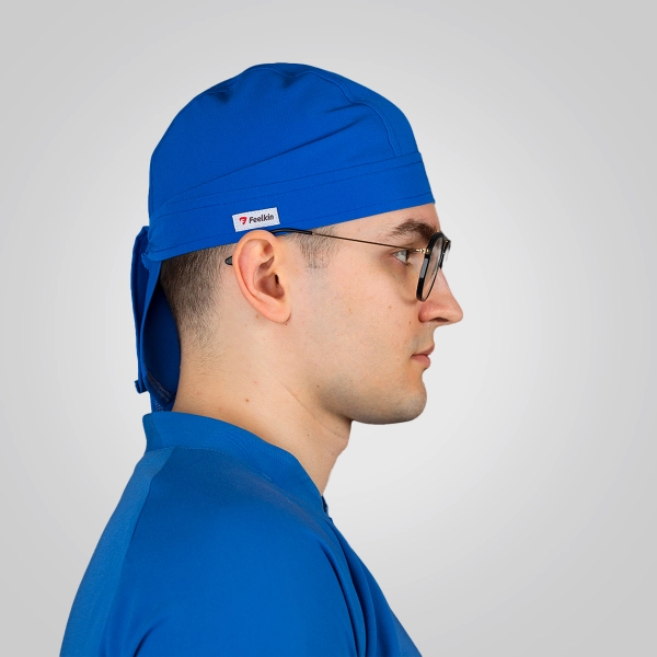 Bonetă medicală albastră unisex