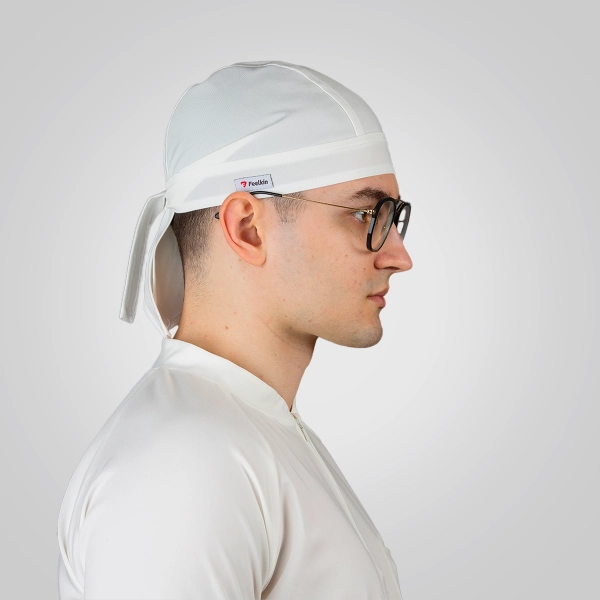 Bonetă medicală albă unisex