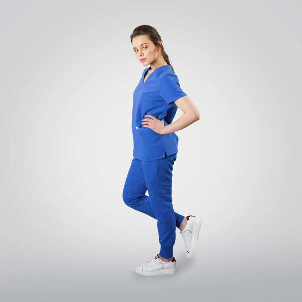 Costum medical albastru de damă Okami