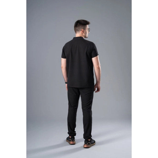 Costum medical negru bărbați Hunter