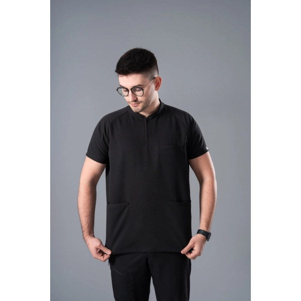 Costum medical negru bărbați Hunter