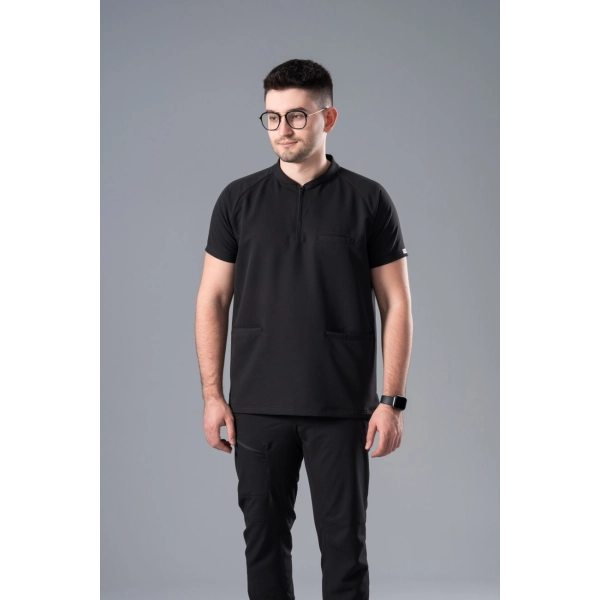 Costum medical negru bărbați Hunter