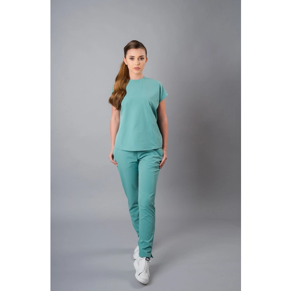 Costum medical verde de damă Crumpler