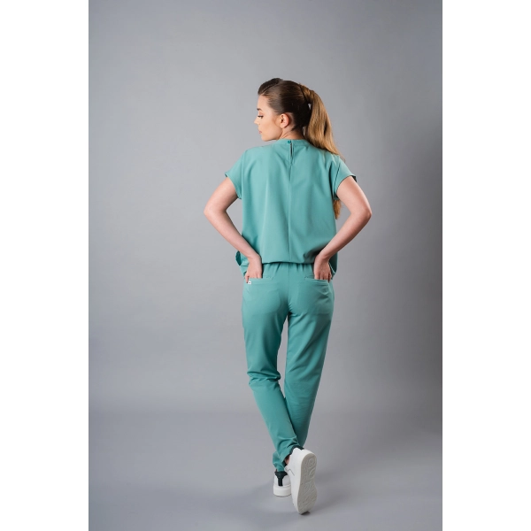 Costum medical verde de damă Crumpler