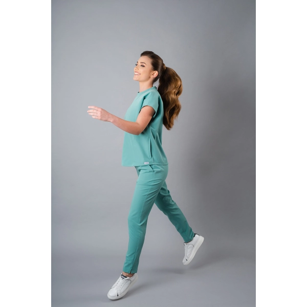 Costum medical verde de damă Crumpler