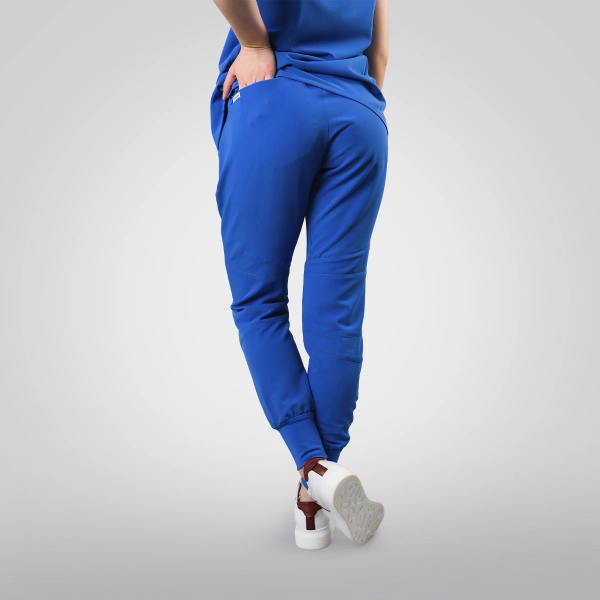 Pantaloni medicali albaștri de damă Okami