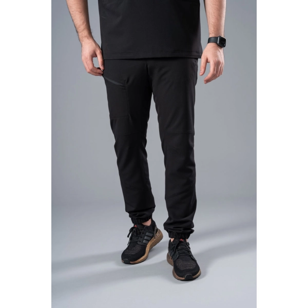 Pantaloni medicali negri bărbați Hunter