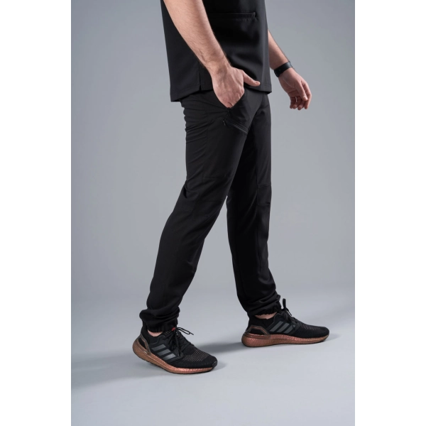 Pantaloni medicali negri bărbați Hunter