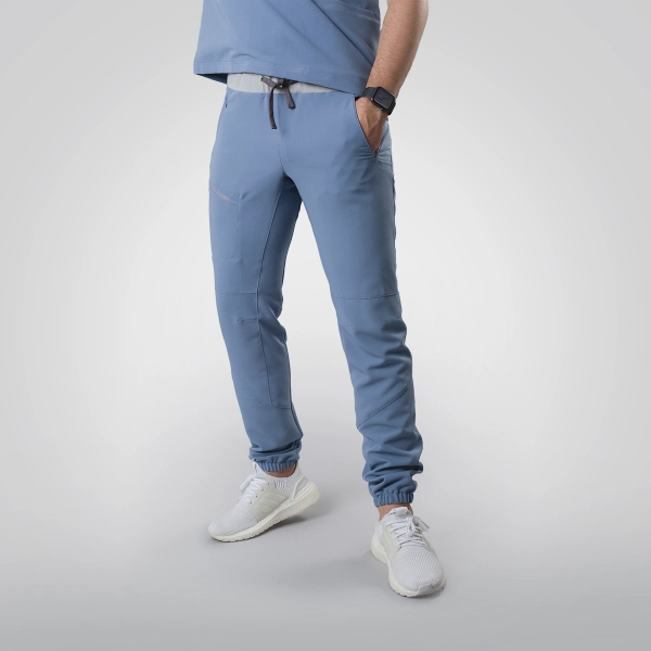 Pantaloni medicali bleu bărbați Hunter